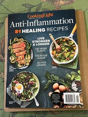 Cooking Light Anti-Inflammation Cookbook - Blue Cover